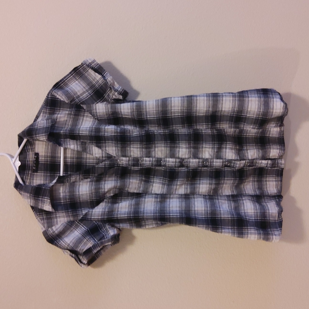 Blouse plaid